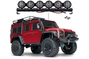 INJORA RC LED Barre 6 LEDs RC Lumière de Toit RC Accessoire pour 1/10 RC Crawler Traxxas TRX-4 TRX4 D90 Axial SCX10 90046 Jeep Wrangler