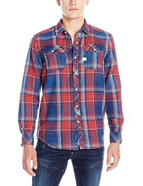 G-STAR RAW Herren Smoking Hemd Landoh Shirt L
