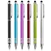 Produktbild Rock Ninja Eingabestift, 2 in 1 Stylus Shift Universal Kapazitiver Touchscreen Pens,Touchstift für Kindle iPad iPhone Samsung Galaxy HTC,Tablets(6 Farben)