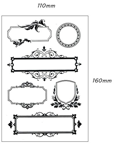 be fancy! Silikonstempel Set – Clear Stamps – Stempel – 144-teilig – transparent - 4