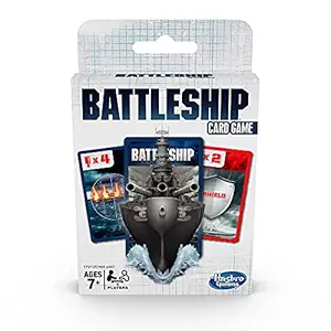 Hasbro Gaming Battleship Card Game for Kids Ages 7 and Up, 2 Players Strategy Game