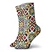 Produktbild Ye Hua Fun Socken-Himmlische Mandala_2761 Malerei Kunst gedruckt lustige Neuheit Tier lässig Baumwolle Crew Socken 11,8 Zoll
