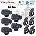 Produktbild Vnetphone 5 Pcs V8 1200m Waterroof Bluetooth Intercom Headset 5 Riders Moto Intercomunicador with Remote Controller NFC FM Highest Tech.