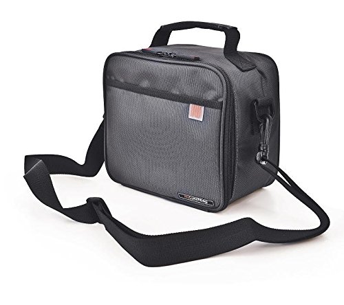 LUNCHBAG POCKET GRAU VESPERTASCHE AUSGEHTASCHE ARBEITSTASCHE MÄNNERHANDTASCHE