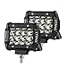 Produktbild LTPAG LED Zusatzscheinwerfer, 4 Zoll LED 72W Arbeitsscheinwerfer 7200LM 6000K IP68 Wasserdicht Flutlichtstrahler Auto Offroad mit 24 LEDs Zusatzscheinwerfer Bar Car LED Work Light 2 Stück