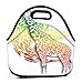 Produktbild Lunch Bag with Wide Opening, Lunch Tote Bag Lunch Box giraffe abstract background image additional format made coreldraw settings tools management
