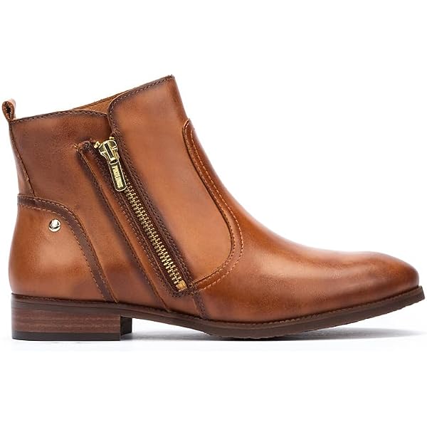 Pikolinos Puertollano – Bottines Plates En Cuir Véritable Pour Femme, Confort Exceptionnel Et Style Élégant (Noir, Cognac Ou Caoba)