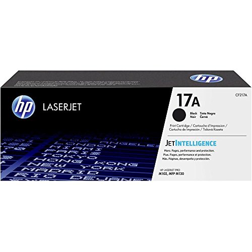 Toner ORIGINAL zu HP LaserJet Pro M 102 A / LaserJet Pro M 102 W / LaserJet Pro MFP M 130 A / LaserJet Pro MFP M 130 FN / LaserJet Pro MFP M 130 FW, 1x black / schwarz, 1.600 Seiten, ersetzt CF217A, 17A