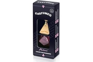 Carfume Original - Madame Scent Car Air Freshener - Perfume Inspired Car Fragrances - Car Air Fresheners to Eliminate Odours - Oil Scented Air Freshener for Enhanced Car Smell - Pink Madame Edition