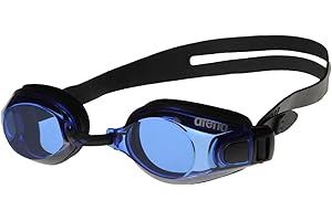 Arena Zoom X-Fit Occhialini Nuoto Anti-Appannamento Unisex Adulto, Occhialini Piscina con Ampie Lenti, Protezione UV, Ponte Nasale Regolabile, Guarnizioni in Silicone