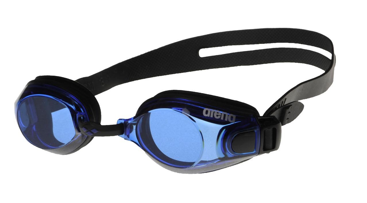 Arena Zoom X-Fit Occhialini Nuoto Anti-Appannamento Unisex Adulto, Occhialini Piscina con Ampie Lenti, Protezione UV, Ponte Nasale Regolabile, Guarnizioni in Silicone