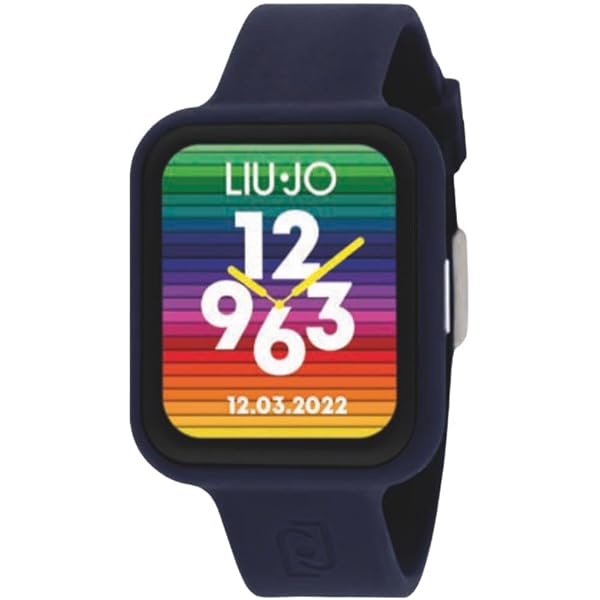 LIU JO Tech Damen Smartwatch 48 x 34 x 11mm Silikon, in der Farbe Blau, SWLJ044