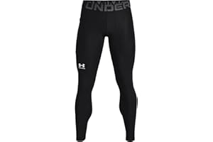 Under Armour Męski Legginsy Termoaktywne Heatgear, Black