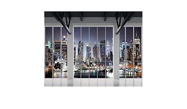 Fototapeten Fenster Nach New York 352 X 250 Cm Vlies Wand Tapete Wohnzimmer Schlafzimmer Buro Flur Dekoration Wandbilder Xxl Moderne Wanddeko 100 Made In Germany Runa Tapeten 9171011a