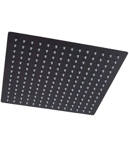 Milano Ceiling Mounted Recessed Rainfall Shower Head - View #7