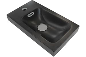 MOB-IN Vasque lave-mains en résine HAMPTON noir