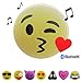 Produktbild Jamoji Bluetooth Lautsprecher (mit LED-Beleuchtung, Kuss Smiley Emoticon Emoji, kabellose Lautsprecherbox, 6 Stunden Akkulaufzeit, mit Standfuß, AUX und Micro-USB Anschluss)