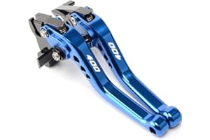 MTCRIGHTER Compatible with Triumph Speed 400 2024 Short Brake Clutch Lever CNC Aluminum Alloy Accessories (Blue)