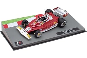 OPO 10 - Coche en Miniatura Formula 1 1/43 Compatible con Ferrari 312 T2 1977 Gran Premio de Brasil Niki Lauda - FD002