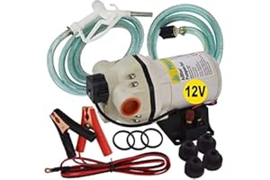 AMUR AdBlue® - BBomba de reabastecimiento de 12 V bomba de gasóleo bomba de trasvase de gasóleo 12 mini para etapas de reabastecimiento/vaciado de depósitos. Bomba de aspiración. Bomba diésel de 12 V.