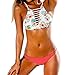 Produktbild Damen Bikini-Set Internet Blumendruck Bikini-Set Badeanzug Split Swimsuit (L)