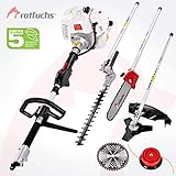 TOP-LEISTUNG: Solide Werkzeuge: effizient und langlebig in der Benutzung; Hochwerige Verarbeitung aller Teile; Robuster, Massiver Doppelfadenkopf; mehrfach starr gelagerte 9-Zahn Antriebswelle - ideal für die Dauernutzung