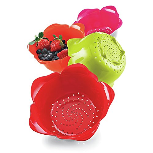 zak!designs 0204-5470 Sieb Rose grün 16,5 cm - 2