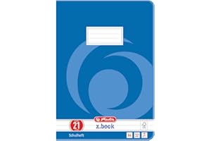 ‎HERLITZ Herlitz Schulheft x.book A4, liniert, Lineatur 21, 32 Blatt, 5 Stück