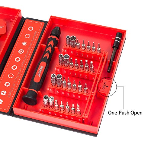 Deyard SG-455 Präzisions Schraubenzieher-Set Reparierwerkzeug-Kit um iPhone/Laptop/Smartphone/MacBook/Xbox zu reparieren (mit Gehäuse) - 5