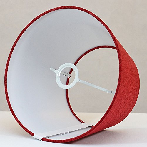 Sorpetaler Leuchtenschirm Lampenschirm Freestyle Rund offen Natur rot SRM30.240 - 2