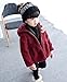 Arrowhunt Baby Girls Cute Winter Warm Plush Rabbit Hooded Coat Red