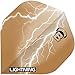 Produktbild Unbekannt BULL'S Lightning Dart Flights A-Standard 100 Micron braun Blitze