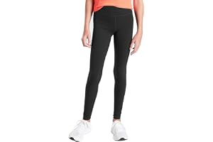 Haloumoning Leggings för flickor, yogabyxor, enfärgade joggingbyxor, löparbyxor, sportbyxor, träningsbyxor, basic, elastiska