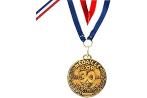 Maelsa® Medaille d'or Cadeau Anniversaire Retraite Divers Variantes (30 Ans)
