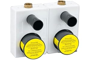 WASSERGERÄTE Techem Montageblock mit DVGW - Ventil