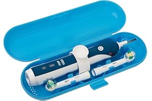 meilinkeji Custodia da viaggio in plastica per spazzolino elettrico Oral-B Pro Series, blu