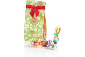 Venchi - Confezione con Ovetti di Cioccolato, Gusti Assortiti, al Caramello, Fondenti, Pistacchio e con "Nocciola Piemonte IGP", Senza Glutine, 121 gr, Collezione Pasqua, Idea Regalo