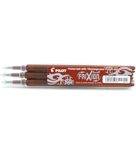 Recharge Stylo Frixion Pilot Frixion - Recharges Roller Effaçable 0.7mm - Lot 8 Couleurs - Encre Thermosensible - BLS-FR7 Frixion 4 Couleurs - 4