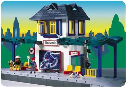 Preisvergleich Produktbild PLAYMOBIL 4302 - Bahnhof