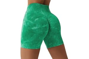 Litthing Leggins Deportivos Mujer Push Up Cintura Alta Elástico Mallas Anticeluliticos Tie Dye Sin Costuras Opaco Scrunch Butt Leggings para Yoga Gimnasio Pilates