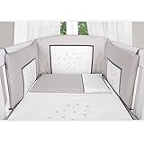 Babyzimmer Felix in akaziengrau 21 tlg. mit 3 türigem Kl. + Blossom in Weiß / Grau - 8