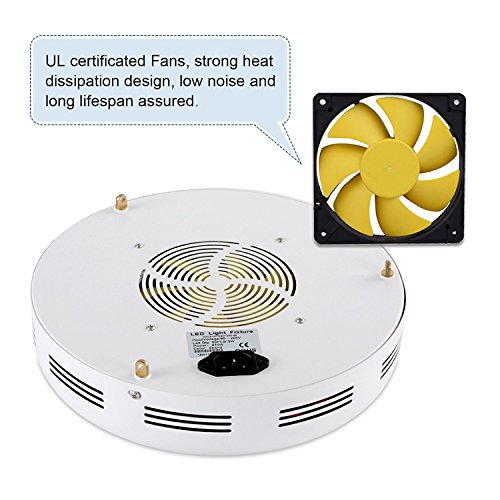 Roleadro 270W Pflanzenlampe UFO LED Grow Lampe Vollspektrum mit UV Licht per Gewächshaus Pflanzen Wachstum und Blüte - 4