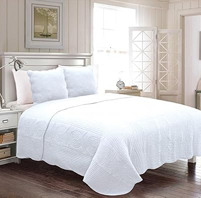 Alpes Blanc Couvre lit Blanc - 260x260