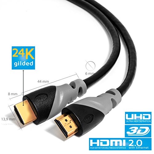HDMI 1.4a Kabel 10 Meter in Schwarz - 3