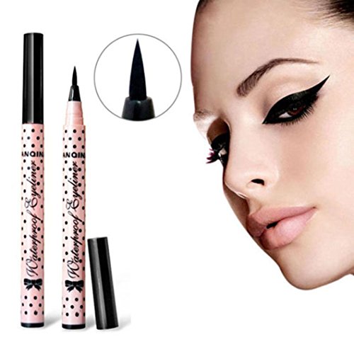 Voberry® Eyeliner Pen Makeup Cosmetic Black Pink Liquid Eye Liner Pencil Make Up Tool