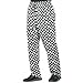 Produktbild Dennys DC28 Kochhose, Unisex, schwarz-weiß