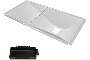 GFTIME Universal grease tray with drip tray, 60 cm to 80 cm, adjustable drip pan for 3/4/5 burner gas grill from Charbroil, Dyna Glo, Nexgrill, Kenmore, Uniflame and more, grease drip tray