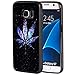 Produktbild S7 Case,Galaxy S7 Case, Slim Anti-Scratch Shockproof Silicone TPU Back Protective Cover Case for Samsung Galaxy S7,Galaxy Weed Leaf
