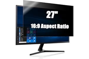LIHUACHEN 21.5-27 inch Computer Privacy Screen for Widescreen Computer Monitors with 16:9 Aspect Ratio, Anti-Spy and Anti-Glare Filter with Blue Light Blocking (27-Zoll-Breitbildmonitor (16:9))