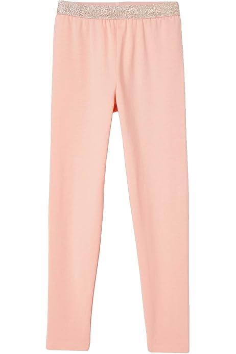 Legging Fille Mi-mollets Vertbaudet - Taille 6 Ans, Marine Gris, 95% Coton, élastique, Label Oeko-Tex